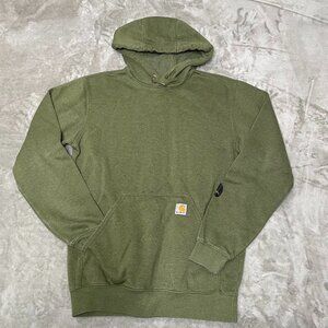 Carthartt Men's Loose Fit Midweight Logo Sleeve Hoodie Size Small